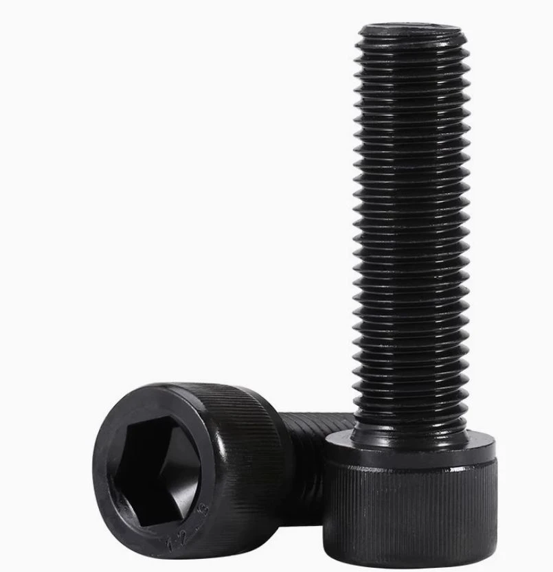 Ổ cắm hình lục giác màu đen Nắp đầu Bolt Sợi mịn Lớp 10.9
