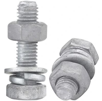 Bu lông lục giác mạ kẽm nhúng nóng Lớp 8,8 / 10,9 Bu lông đầu lục giác bằng thép carbon nặng